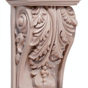 Ekena Millwork Corbel 5 1/4" W x 3 1/4" D x 8 3/8" H White Urethane-0
