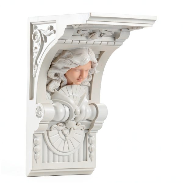 Endurathane Hestia Corbel by Ekena Millwork – 6x8x12in, Factory Primed-1