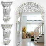 Corbels Weysat 2-Pc Decorative Bracket for Doorway & Fireplace-0
