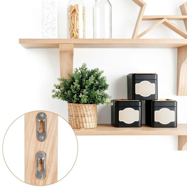 Wood Corbels 4 Pcs Shelf Brackets 6x6x1.75in Vercraft Vercraft-0599-4