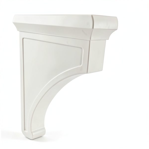 Ekena Millwork Medium Olympic Wood Bracket 1.75"x8"x8" Rubberwood-5